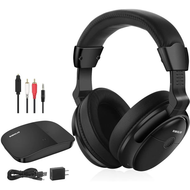 Hearing Protection Wireless TV Headphones, Over Ear for Seniors Hard of  Hearing, 2.4GHz Wireless TV Hearing Device with Extra Battery, Support  Optical RCA AUX, 100 ft Range, USB Charging - Walmart.com