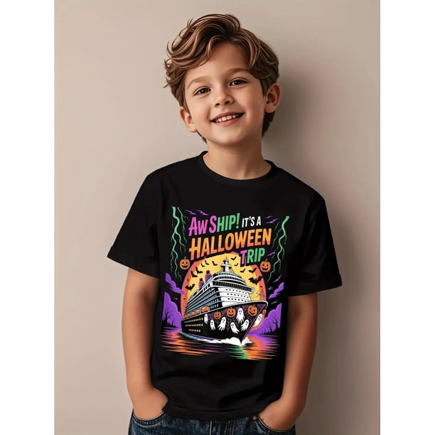 Kids' Shirt, It's Halloween Trip Shirt, Cruise Squad Shirts, Making Memories Together