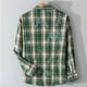 thumbnail image 4 of Blusa y camisa de manga larga con cuello vuelto, nueva camisa informal a cuadros para hombre, blusa holgada juvenil de manga larga con cuello vuelto, blusa de poliéster para hombre, 4 of 4