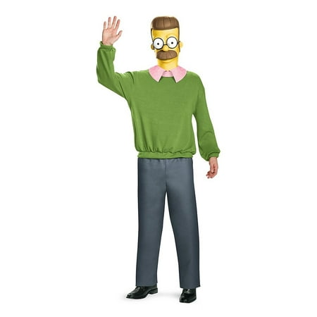 The Simpsons Ned Flanders Deluxe Adult Costume