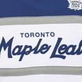 thumbnail image 4 of Men's Mitchell & Ness White/Blue Toronto Maple Leafs Head Coach Pullover Hoodie, 4 of 5