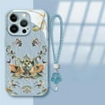 thumbnail image 6 of Lotus Lanyard Hard Cases,for iPhone iPhone 17/16/15/14/13 Pro Max Series,  All-Inclusive Lens Design Phone Cover, 6 of 7