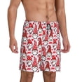 thumbnail image 2 of Sikiie Christmas Gnome Mens Pajama Shorts, Lounge Pant, Men's shorts，Sleep Pj Shorts for Men-Small, 2 of 6