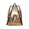 thumbnail image 3 of Balery Wildlife Protection Vintage Canvas Backpack for Men and Women - Large Capacity, Durable Travel Laptop Bag for School, Work, Hiking, and Outdoor Activities, 3 of 7