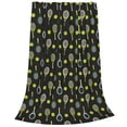 thumbnail image 2 of Balery Tennis Rackets Manta de Felpa Suave y Acogedora – Cobija de Franela Aterciopelada para Cama, Lavable y Cálida para Sofá, Mascotas, Transpirable-80"x60", 2 of 7
