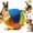 Multi-Color, variant on Herding Ball for Dogs, Calming Jumbo Ball, Mellow Dog Jumbo Ball, Jolly Ball Dogs & Horses - 10/18/22" Durable Tear-Resistant Inflatable Pet Toy (Multi-Color, 10 inch)