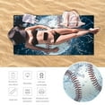 thumbnail image 4 of Oggfader Beach Towels Oversized 150x75CM Microfiber Balls Beach Towel Balls Gifts- 30x60in Large Beach Towel Quick Fast Dry Absorbent Lightweight Sand Free Bath Towels On Clearance Multicolor, 4 of 7