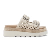 Madden Girl Women's Crochet Mythical-C Platform Footbed