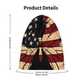 thumbnail image 4 of Xecao Patriotic USA Butterfly Art Print Beanie Hat Toddler Girls Boys, Baby Hats Winter Warm Knitted Thermal, Kids Winter Caps, 4 of 7