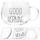 thumbnail image 4 of Taza de café de vidrio taza taza bebida vaso de cristal, 4 of 5