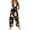 Navy02, variant on Stralyhd Bat Print Jumpsuits for Women Halloween Holiday Square Neck Jumpsuit Festival Gathering Jumpsuits with Pockets Scary Pumpkin Pattern Long Pants Khaki M