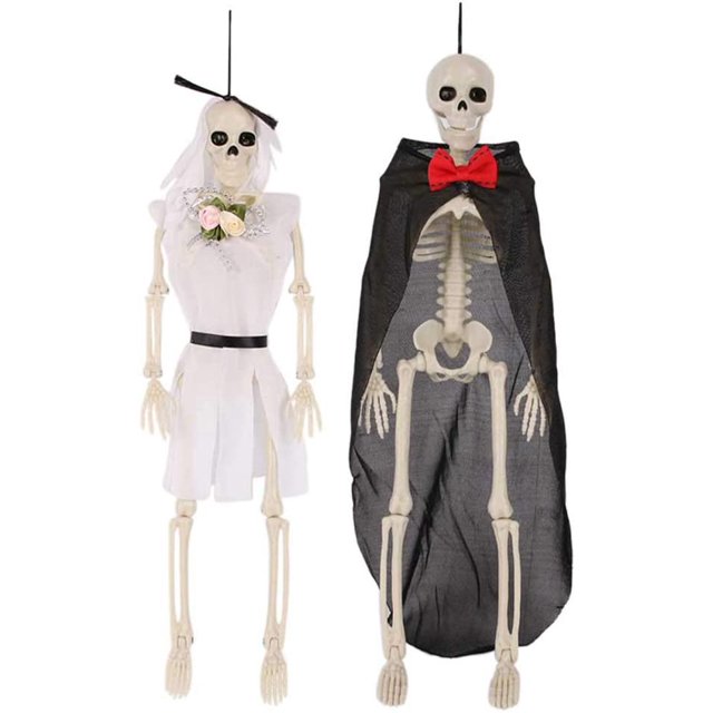 Esqueleto Espeluznante Zhivalor Decoración de Halloween Articulado
