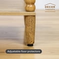 thumbnail image 5 of Decor Therapy Preston Two Drawer Side Table, Traditional End Table with Storage Drawers and Shelf, Classic Design for Living Room or Bedroom, Seadrift, 5 of 10