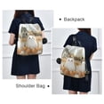 thumbnail image 4 of FORMRS Women's Travel Backpack Purse Anti-Theft Hidden Pockets Casual Shoulder Bag, Cute Halloween Pumpkins, 4 of 7