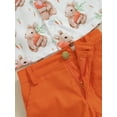 thumbnail image 6 of Bagilaanoe 2pcs Toddler Easter Outfits Baby Boy Shorts Set Short Sleeve Print T Shirt Tops + Shorts 6M 12M 18M 24M 3T 4T Kids Casual Summer Clothes, 6 of 8