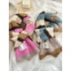 thumbnail image 4 of Bufanda cálida de mohair con dopamina para otoño e invierno, bufanda de punto a rayas gruesas para mujer, a juego, 4 of 6