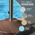 thumbnail image 4 of US Weight Fillable Heavy-Duty Free Standing Umbrella Base - Bronze, 4 of 6