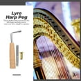 said 1 Set Lyre Harp String Tuning Pin L-shaped Tuning Wrench for Lyre