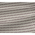 thumbnail image 4 of oneOone Cotton Jersey Maroon Fabric Stripe & Leaves Artistic Craft Projects Decor Fabric Printed By The Yard 58 Inch Wide, 4 of 4