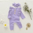 thumbnail image 3 of Actoyo Newborn Infant Baby Girl Romper Bodysuit One-pieces Outfits Clothes 0-25M, 3 of 10