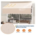 thumbnail image 3 of Ataucjin 10x8Ft Retractable Awnings for Patio,Outdoor Sunshade Shelter with Heavy Duty Aluminum Frame & UV Protection Fabric,Waterproof Adjustable Roll Out Awning for Deck, Porch, 3 of 7