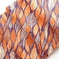 thumbnail image 3 of Lavender-Orange Boho Fall Leaves Bullet Fabric 1 yard, 3 of 3