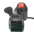 thumbnail image 2 of Control de pulgar y dedo con pantalla de batería para bicicletas de 12 V a 99 V Acelerador universal para bicicleta eléctrica, 2 of 7