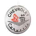 thumbnail image 6 of American Art Decor Distressed Chevrolet Corvette Dome Metal Sign - 15.5", 6 of 6