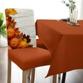 thumbnail image 5 of muroi Dining Chair Slipcover, Thanksgiving Fall Orange Pumpkin Maple Leaf Vintage Farm Wooden Plank Stretch Covers Removable Parsons Protector for Room Banquet, Set of 6 Thanksgivingsan4064 6PCS, 5 of 7