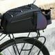 thumbnail image 2 of Waterproof bicycle saddle bag, rear rack bag, for outdoor travel, easy installation, storage bag for trunk, black, 38x17x18cm Ref: 9146, 2 of 5