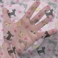 thumbnail image 3 of Kitty Tulle Curtains with Rod Pocket, Cats in Colorful Design and Patterns Among Pink Hearts Resting Happy Stretching, Sheer Drape for Wedding Party 2 Panels, 7 Sizes, Multicolor, by Ambesonne, 3 of 3