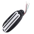thumbnail image 4 of Pastilla De Doble Riel, Pastilla De Doble Bobina De Imán De Cerámica ABS De Resistencia 11K Para Guitarra Eléctrica ANGGREK Carril blanco negro, 4 of 8