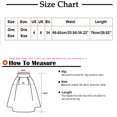 thumbnail image 2 of Women's Skirts High Waist Button Office Wear to Work Skirts with Pockets Ruched A Line Flared Swing Midi Skirts, 2 of 5