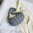 thumbnail image 1 of Women Crossbody Bag Pleated Cloud Messenger Bags Quilted Padding Lady Tote Bags, 1 of 9