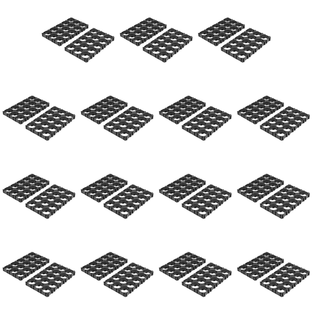 Paquete de soportes 3x5 celdas 18650 Batería Radiante Baterías Espaciador Soporte 2 piezas