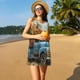 thumbnail image 3 of Fotbe Rustic Vintage Truck Autumn Vestido de Verano sin Mangas para Mujer – Vestido Midi Línea A, Estilo Camiseta Floral, Vestido Playero Casual y Fluido, 3 of 7