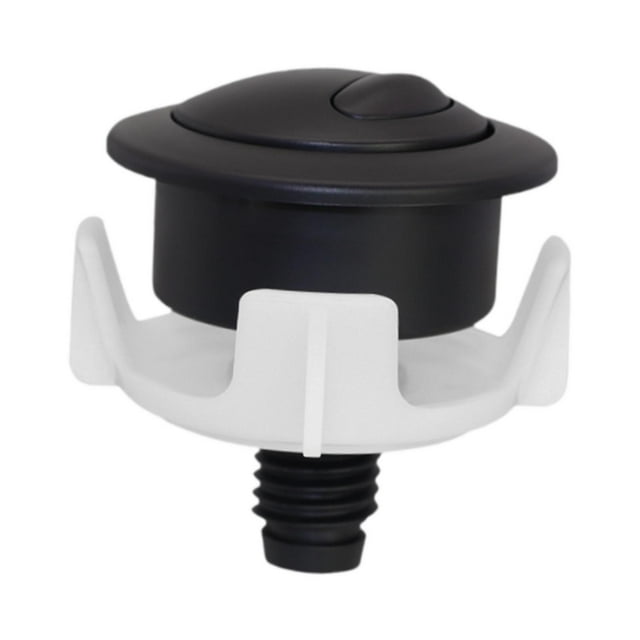 Botón de descarga del inodoro Botón del tanque del inodoro Fácil de instalar Piezas del tanque del inodoro multiusos Válvula del tanque para el hogar Negro