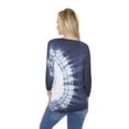 thumbnail image 4 of White Mark Women's Banded Dolman Tie-Dye Top, 4 of 4