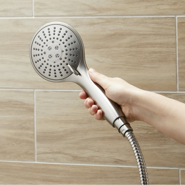 Better Homes & Gardens 5 Setting Combo Showerhead in Satin Nickel - Walmart.com