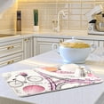 thumbnail image 6 of SKYSONIC Eiffel Tower Dish Drying Mat, Microfiber Absorbent Drying Mats for Kitchen Counter, Large Reversible Dishes Draining Pad, 18x24 Inch, 6 of 7