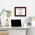 thumbnail image 7 of GraduationMall Certificate Documents Diploma Frame Cherry Solid Wood with Intricate Black Rope Detail 8.5 x 11, 7 of 7