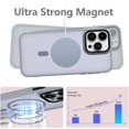 thumbnail image 3 of HSHDLDF iPhone 11 Pro Max Case Compatible with Magsafe Slim Magnetic Design Shockproof Protective Soft TPU Bumper Drop Protection Cute Girls Women Boys Men iPhone 11 Pro Max Phone, 3 of 7