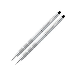 - Cross Classic Century Ballpoint Pen & Pencil Set Satin Chrome