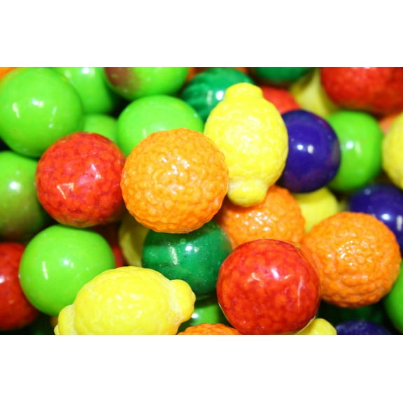 BAYSIDE CANDY GUMBALLS SEEDLINGS BUBBLE GUM 25mm or 1 inch, 1LB