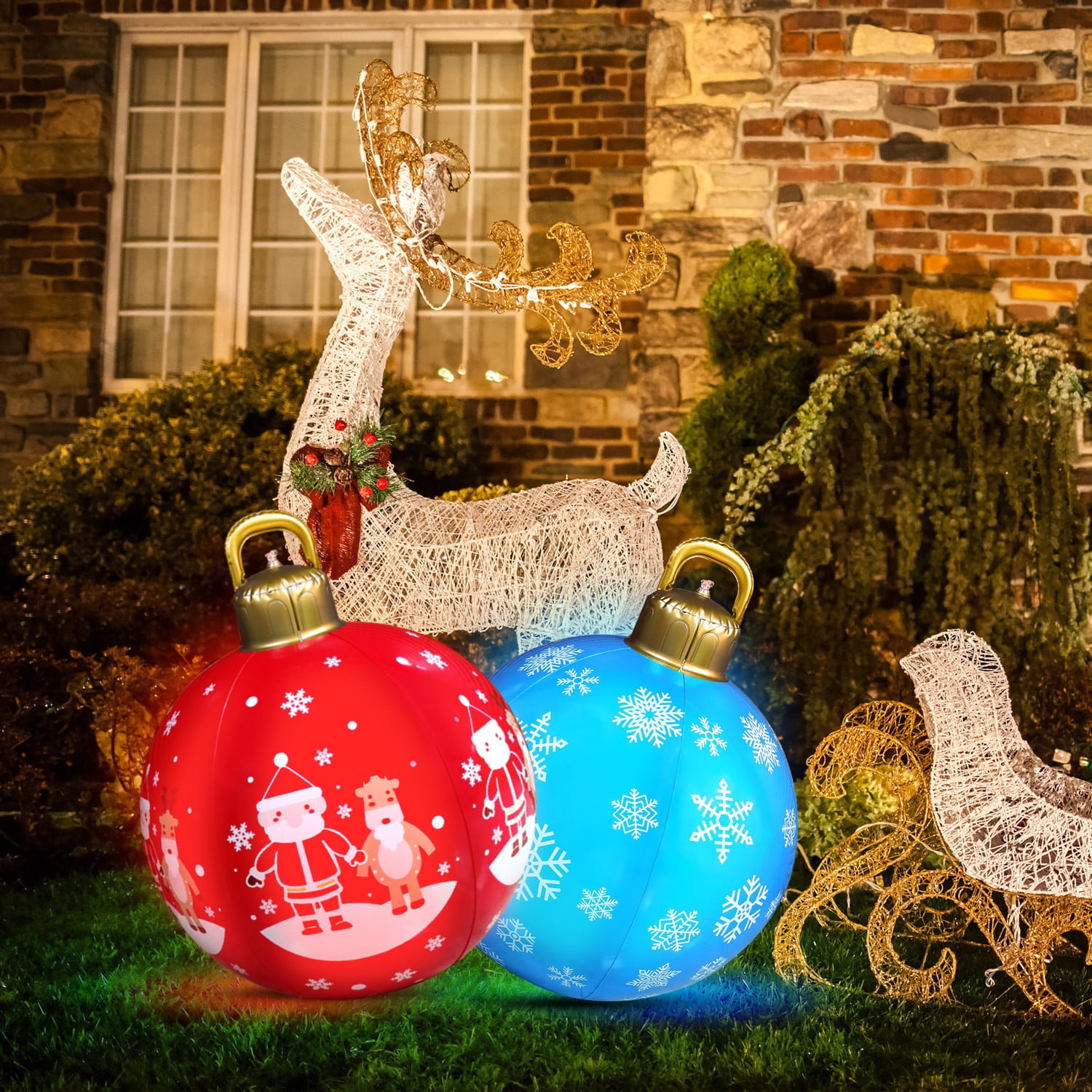Christmas Decoration Christmas Inflatable Glowing Decoration Ball For