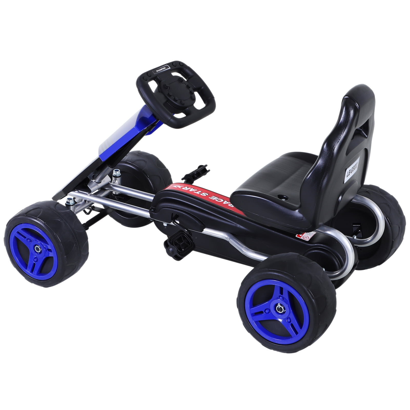 Durable Pedal Go Kart Racing Style Children Ride on Car Outdoor Racer