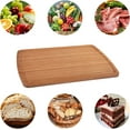 thumbnail image 3 of Extra Large Bamboo Cutting Board, 30" X 20" X 0.8" Wooden Chopping Board for Kitchen with Deep Juice Grooves, Butcher Block Cutting Board for Meat Cheese Vegetables Turkey, 3 of 8