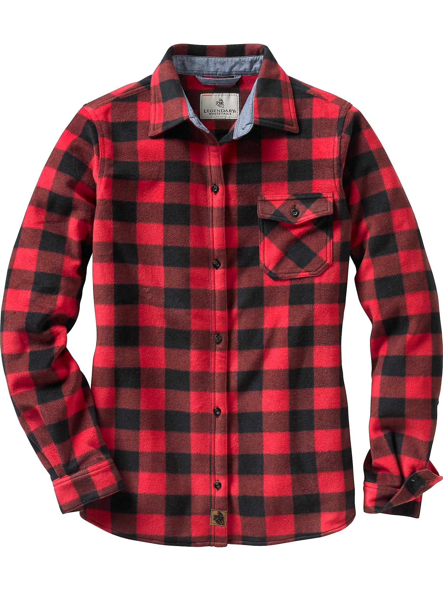 Trail Guide Fleece Plaid Button 