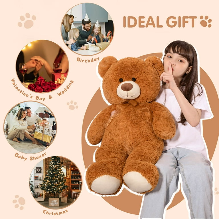 MorisMos Giant Teddy Bear Giant Stuffed Animal Big Bear
