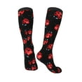 thumbnail image 4 of Balery Beautiful Red Ladybug Fun Novelty Socks Men'S Women'S Crew Socks Funny Crazy Novelty Socks Quirky And Cool Socks, 4 of 9